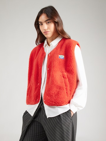 AMERICAN VINTAGE Weste 'HOKTOWN' in Rot: Vorderseite