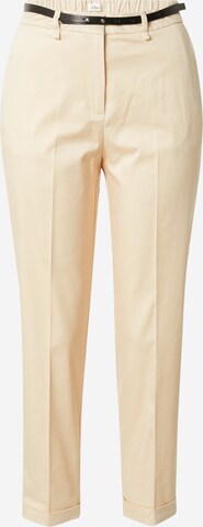 s.Oliver BLACK LABEL - Calças chino em amarelo: frente