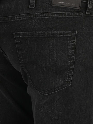 Jack & Jones Plus Regular Jeans 'CLARK ORIGINAL SQ 102' i svart