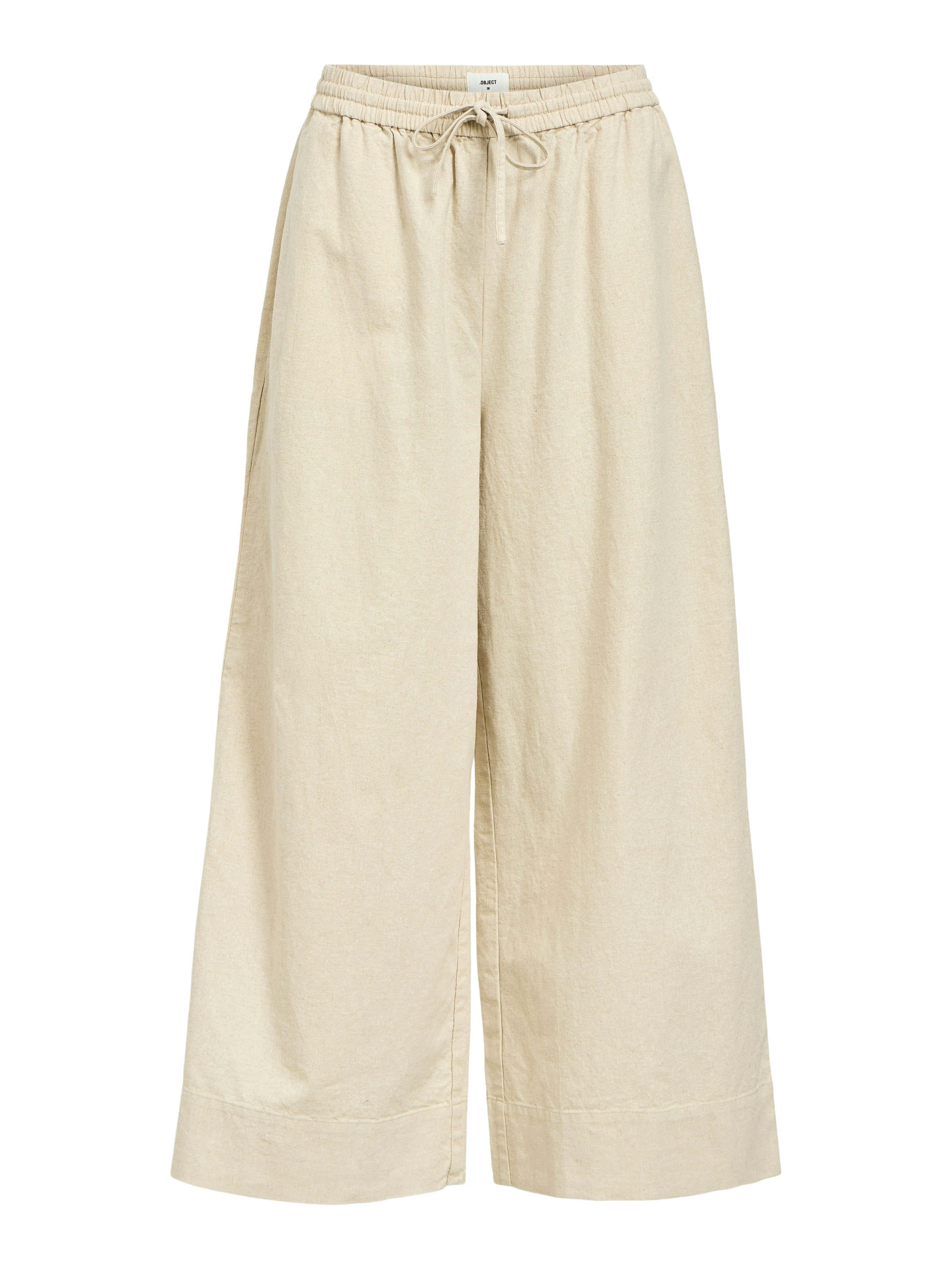 OBJECT Широкий Штаны 'Viggo' в Бежевый: спереди