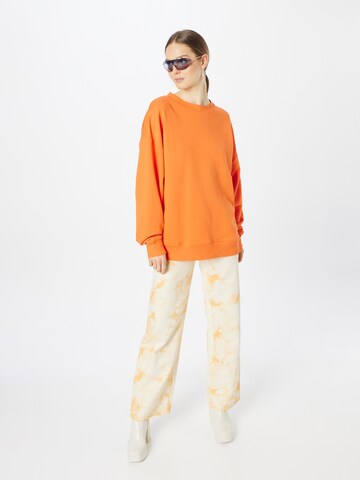 Lindex - Sweatshirt 'Tessa' em laranja