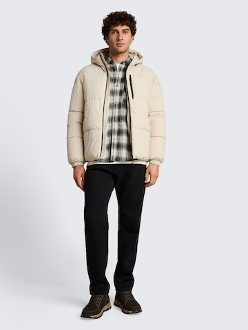 TOM TAILOR DENIM Winter jacket in Beige