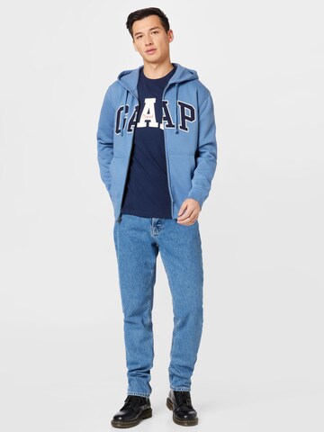 GAP Regular fit Μπλουζάκι σε μπλε