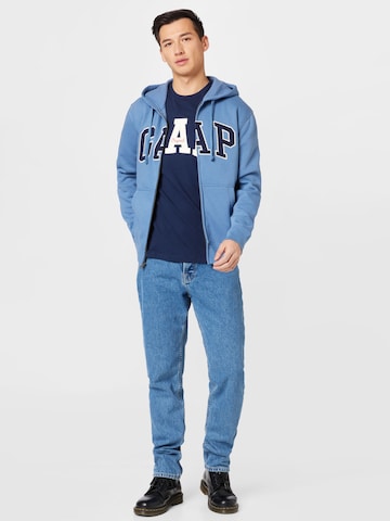 GAP Regular fit Μπλουζάκι σε μπλε