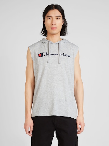 pilka Champion Authentic Athletic Apparel Marškinėliai: priekis