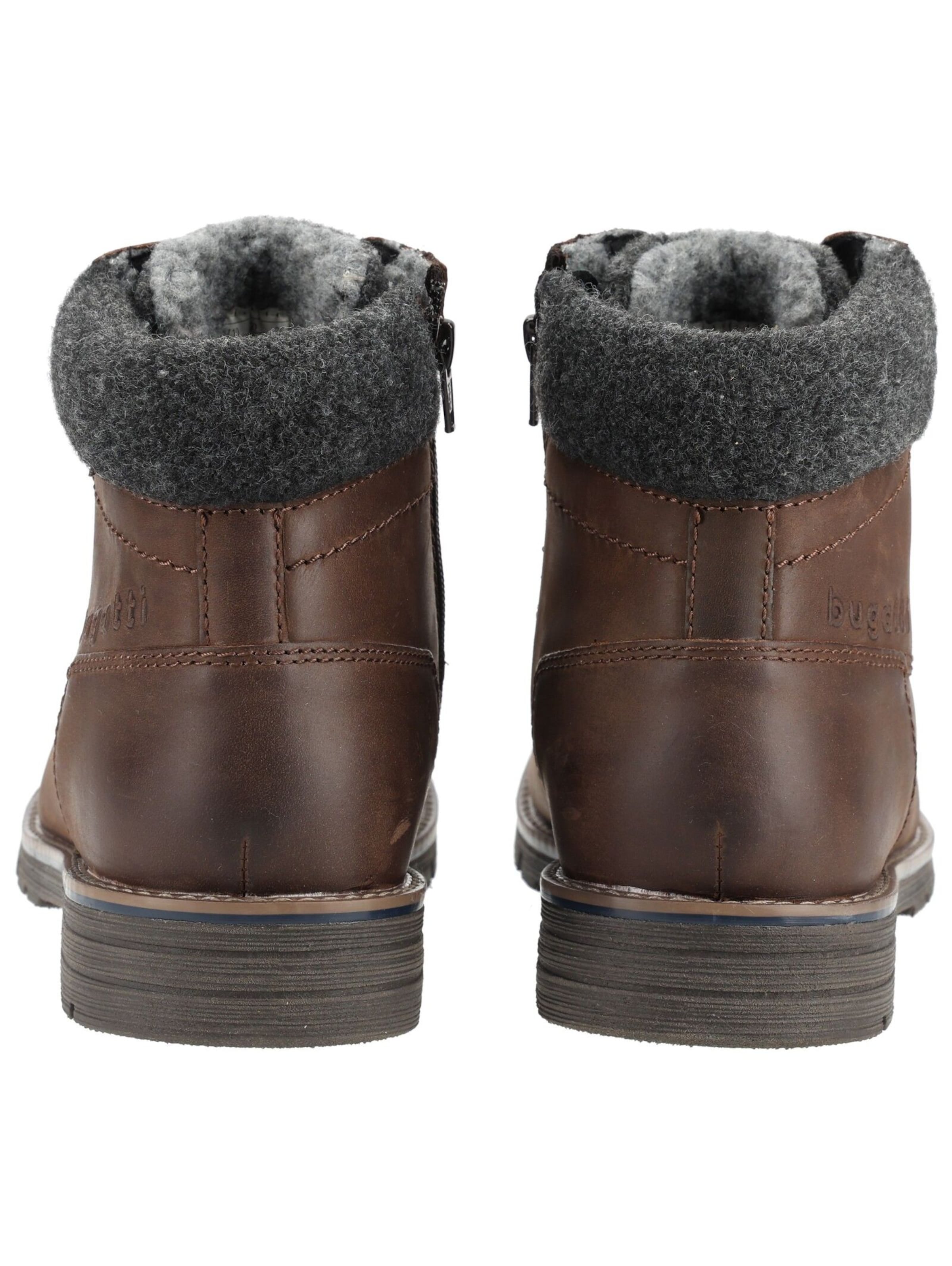 Bottines à lacets bugatti en marron