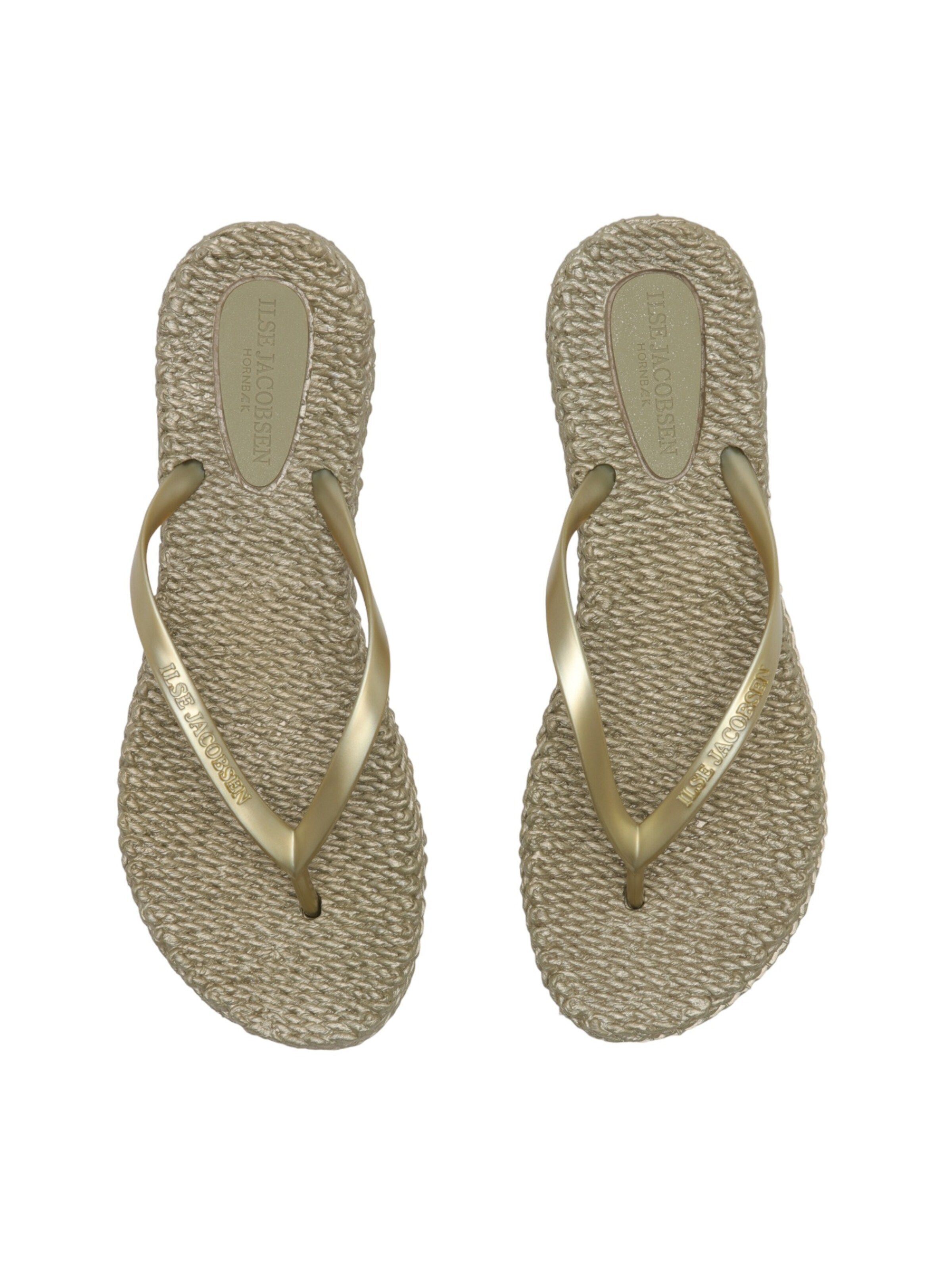 ILSE JACOBSEN T-Bar Sandals 'CHEERFUL02' in Brown