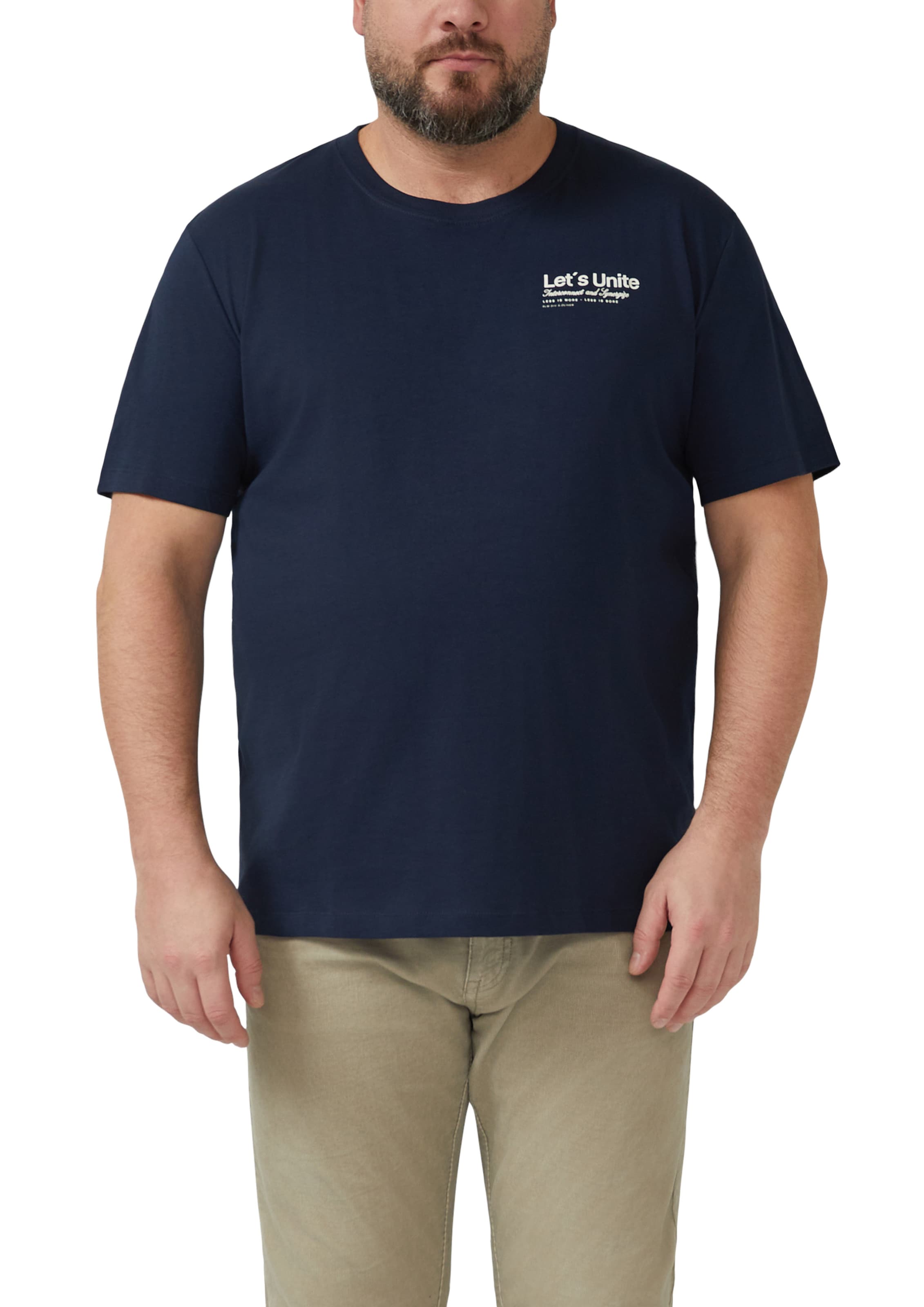 s.Oliver Shirt ' ' in Blauw: voorkant