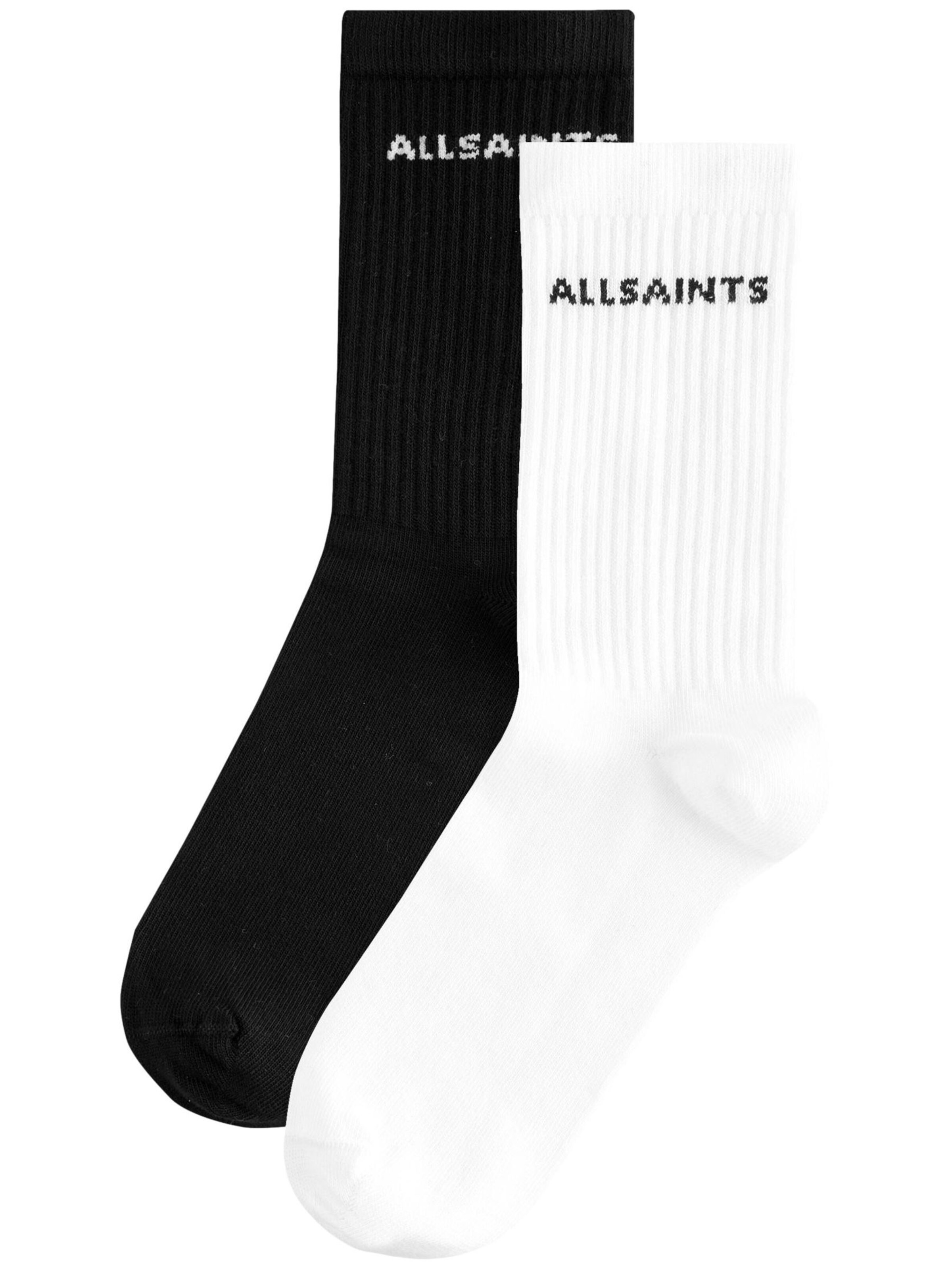 Chaussettes smALLSAINTS en noir : devant