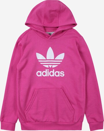 ADIDAS ORIGINALS Sweatshirt 'TREFOIL' i pink: forside