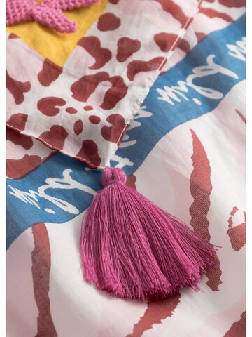 CODELLO Tuch Animal-Print und STAY WILD-Schriftzug in Pink