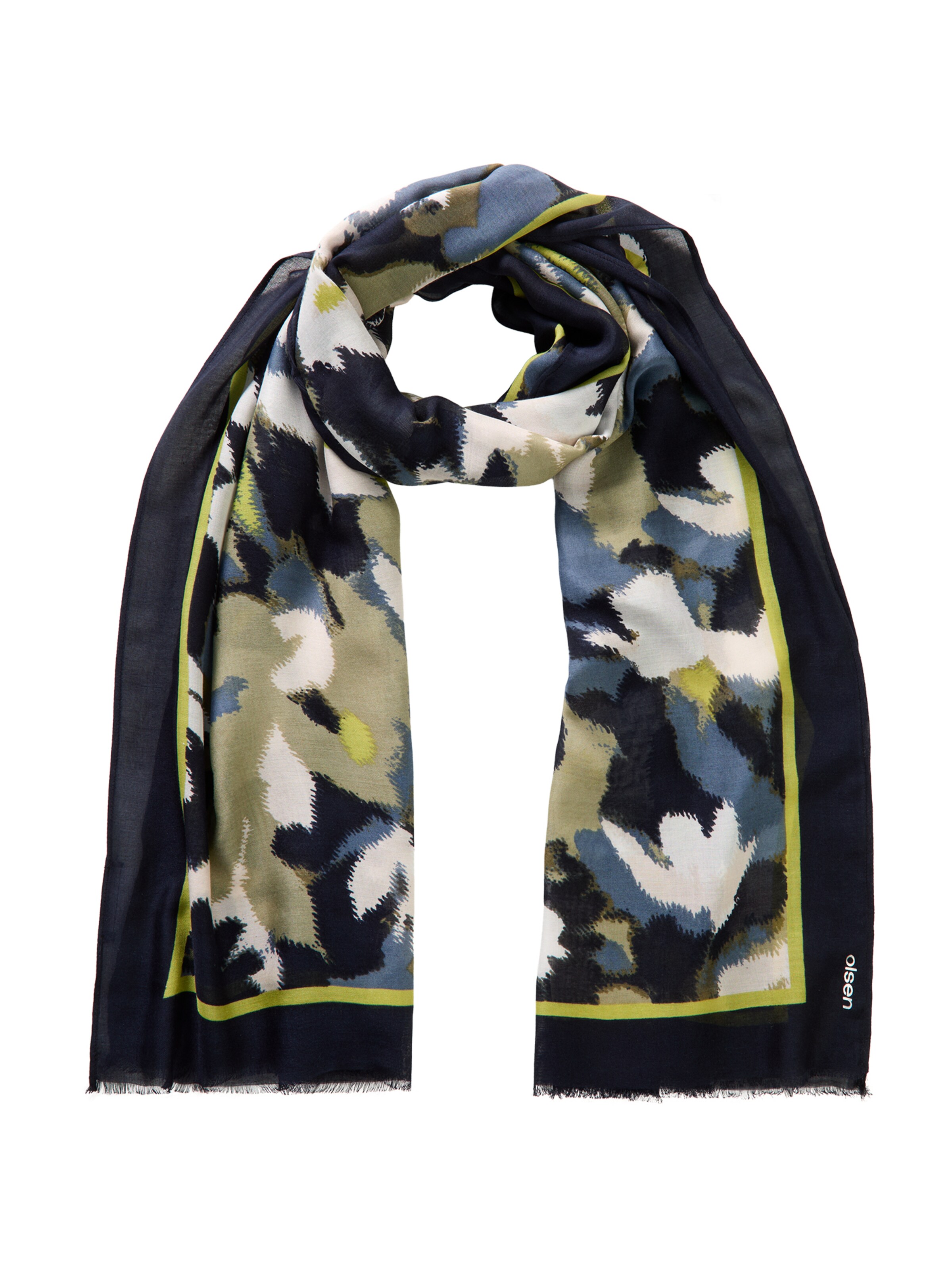 Olsen Scarf in Blue: front