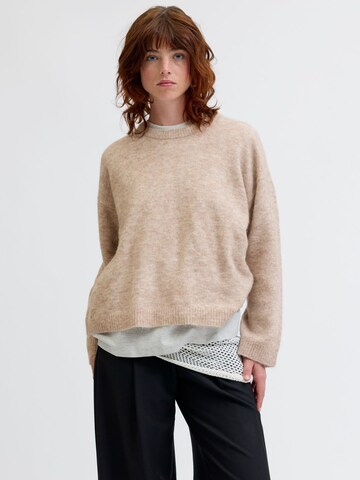 JJXX Trui 'JXMatilda' in Beige: voorkant