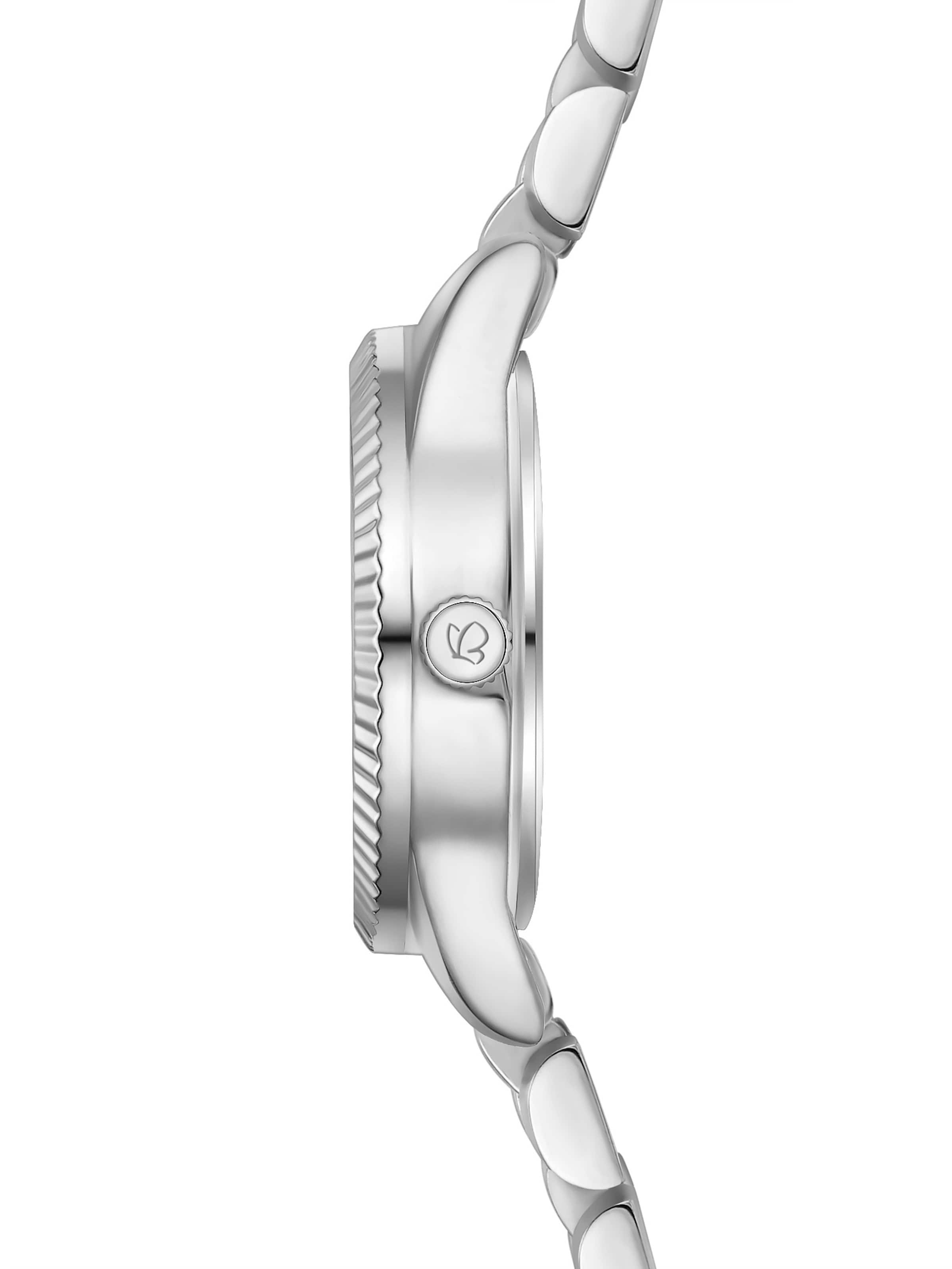 Montre à affichage analogique Glanzstücke München en argent