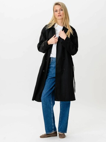 Manteau mi-saison ' Linea Trenchcoat ' TEESHOPPEN en noir