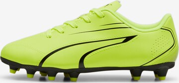 PUMA Soccer Cleats in Yellow: front
