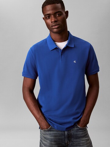 Calvin Klein Jeans Poloshirt in Blau: Vorderseite