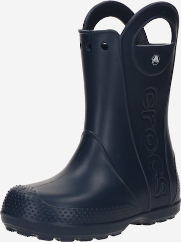 Crocs Rubber Boots 'Handle It' in Blue: front