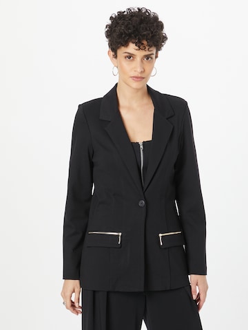 PULZ Jeans Blazer 'KIRA' in Schwarz: predná strana