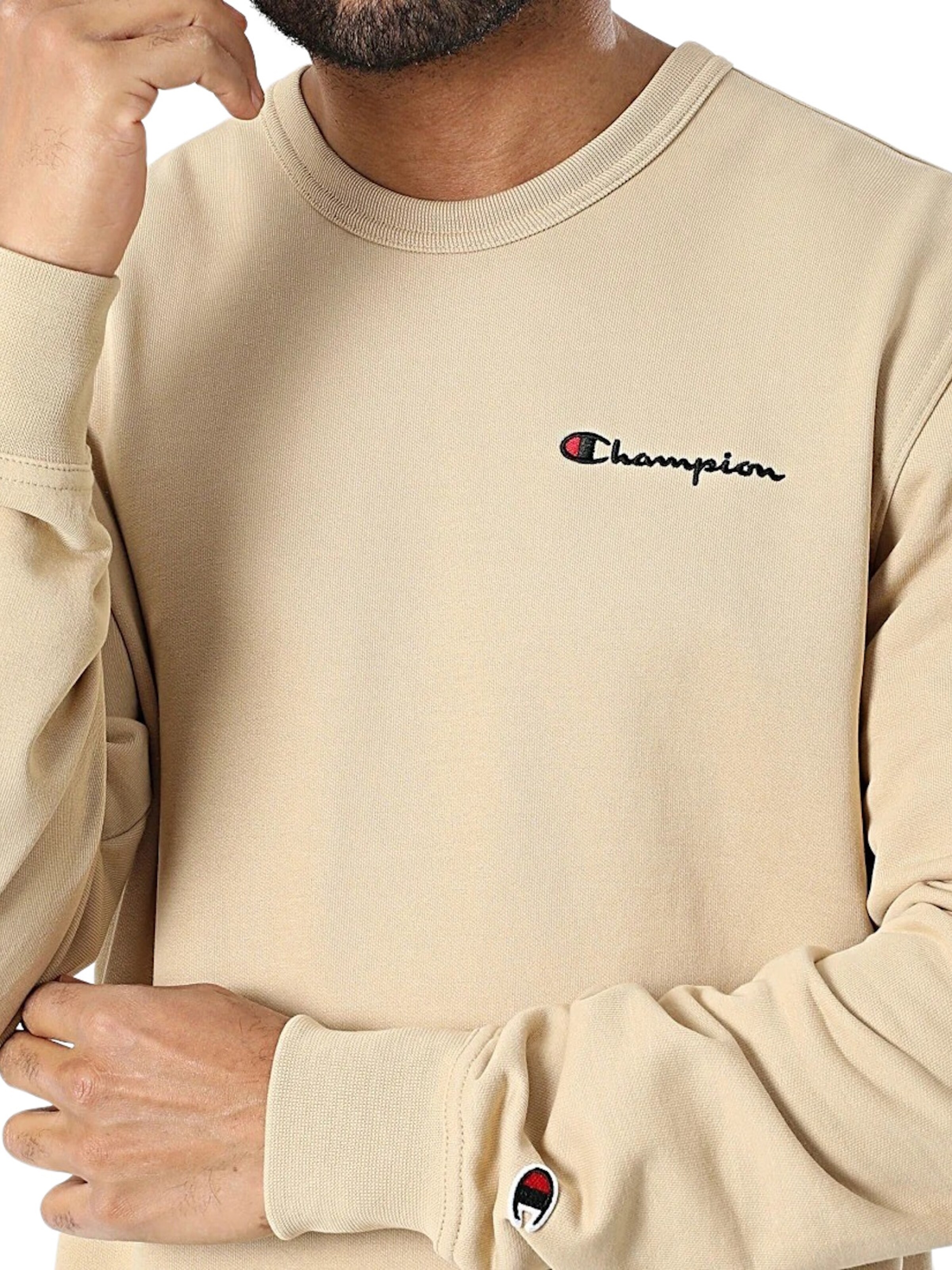 Champion Authentic Athletic Apparel Sweatshirt in Beige