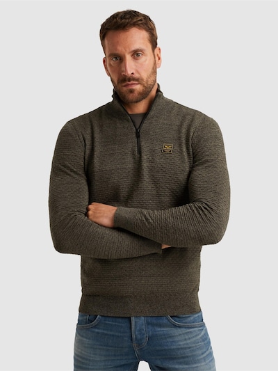 PME Legend Jersey 'Pullover with half zipper' en L en oliva, Vista del producto