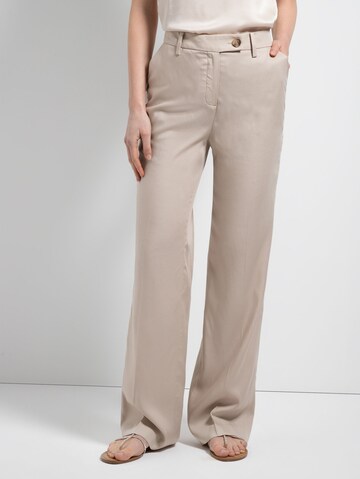 MORE & MORE Wide leg Pleated Pants in Beige