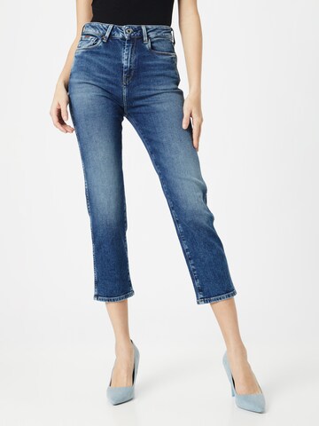 Pepe Jeans - Skinny Calças de ganga 'Regent' em azul: frente