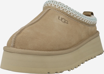 UGG Pantoufle 'Tazz' en camel / sable / blanc, Vue avec produit