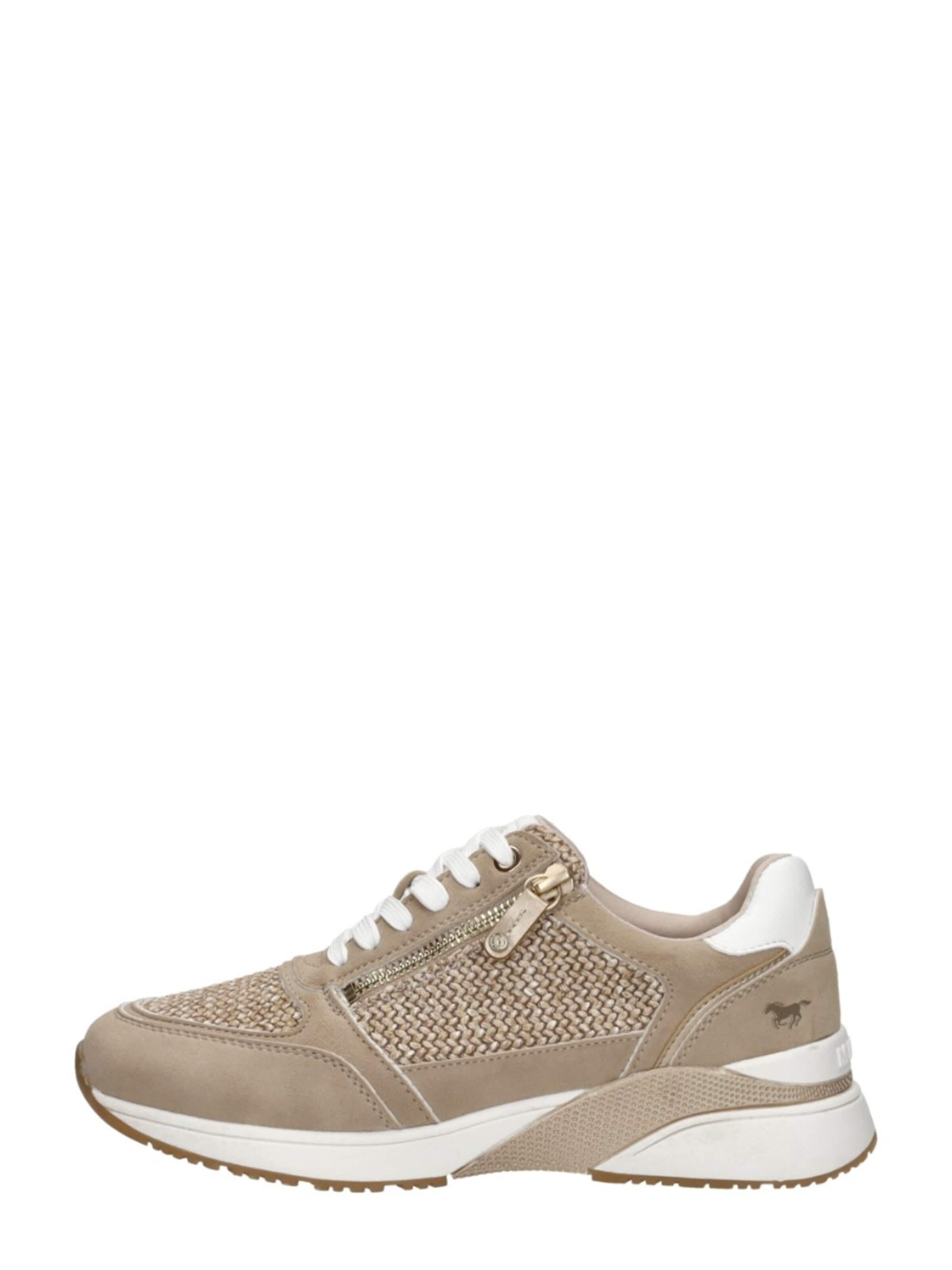MUSTANG Sneakers laag 'Sneakers Laag' in Beige: voorkant