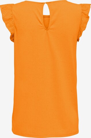 ONLY Tričko 'AUGUSTA' - oranžová