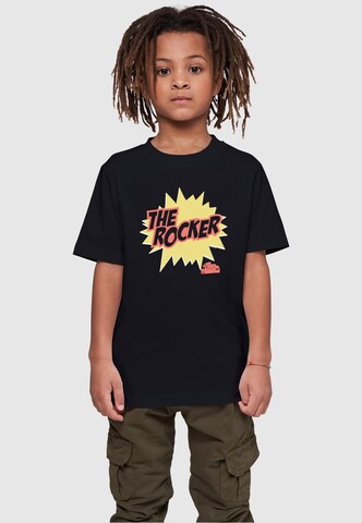Merchcode Shirt 'Thin Lizzy - The Rocker Comic' in Zwart: voorkant