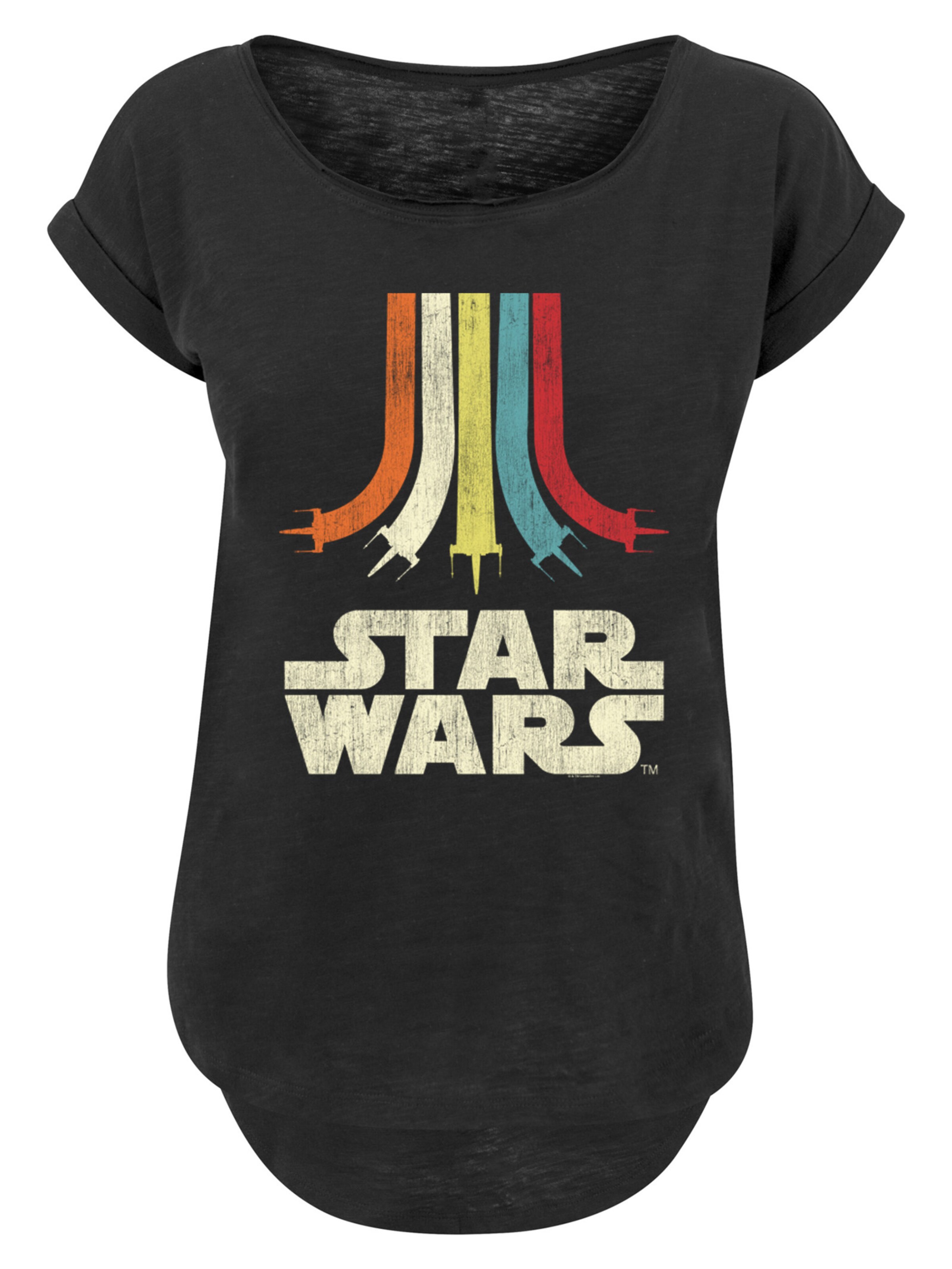 T-shirt 'Star Wars' F4NT4STIC en noir : devant
