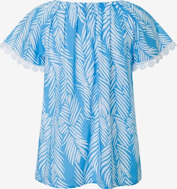 MORE & MORE Bluse in Blau