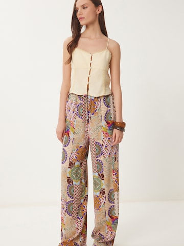 Happiness İstanbul Zvonové kalhoty Kalhoty – pink