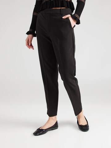 Part Two Regular Pleated Pants 'Urbana' in Black: front