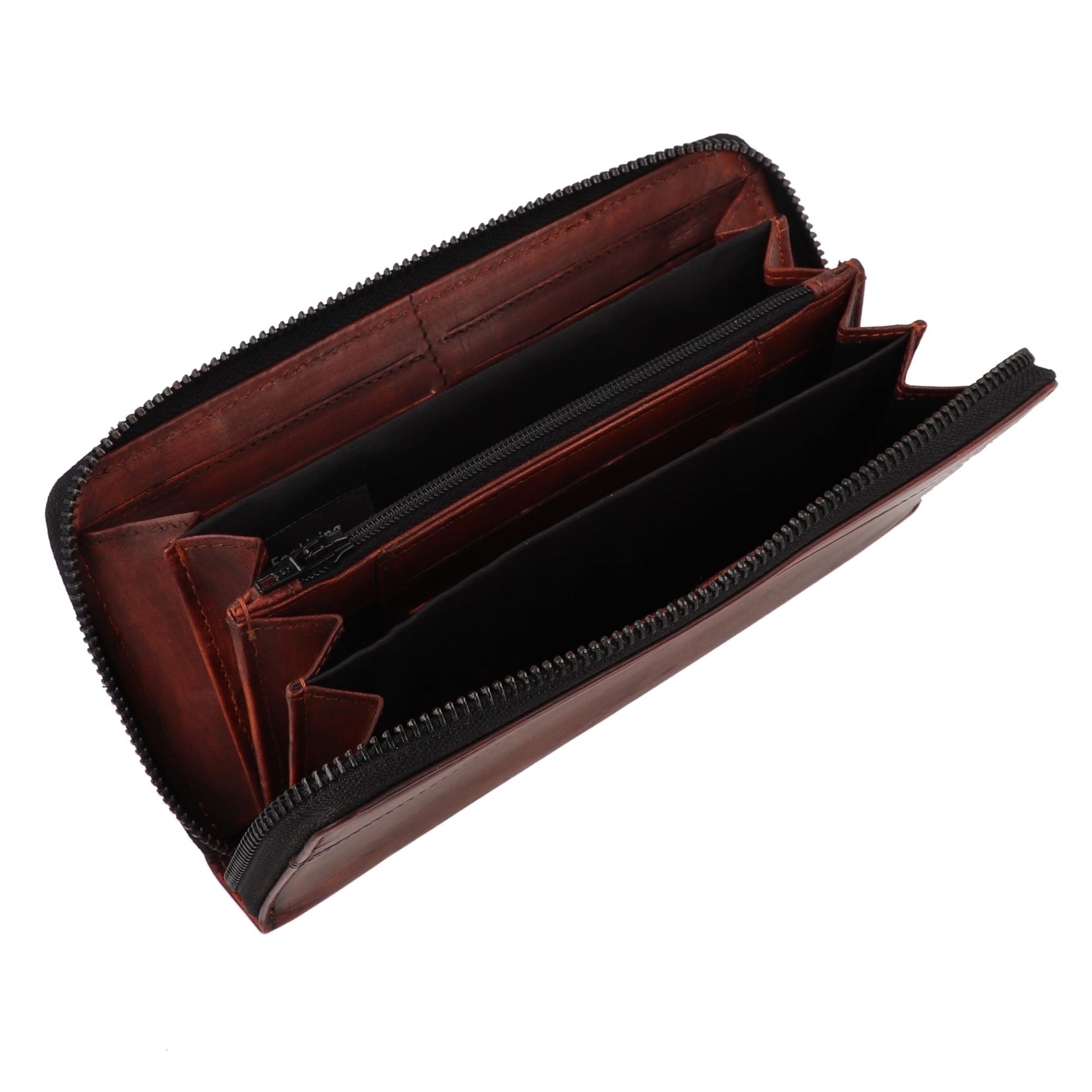 GREENBURRY Wallet 'Destressed' in Brown