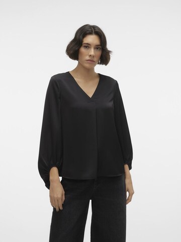 VERO MODA - Blusa 'LOVIE' en negro: frente