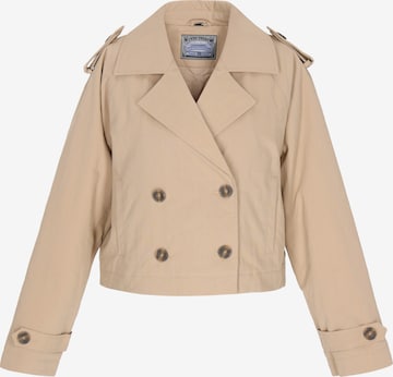 Veste mi-saison DreiMaster Vintage en beige : devant