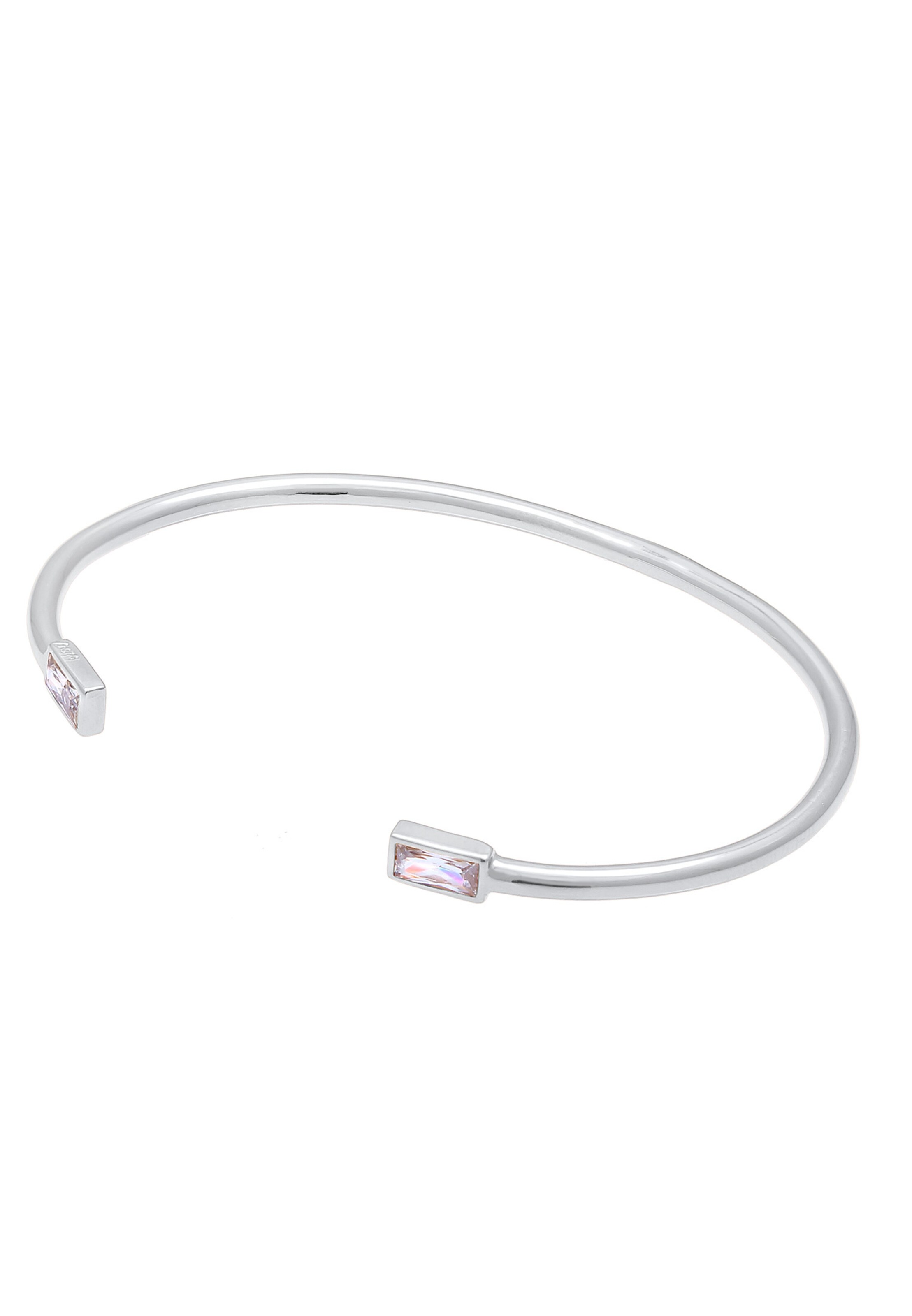 ELLI Armband Armreif, Rechteck in Silber