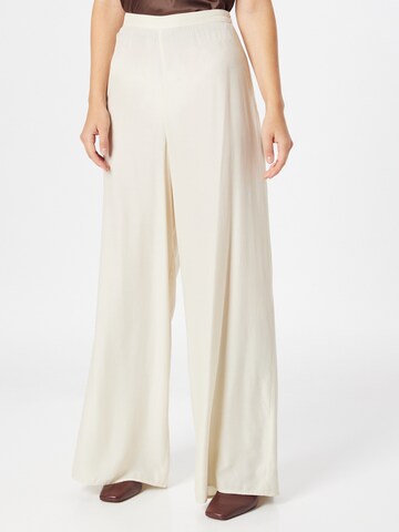 NA-KD Wide leg Pants in White: front