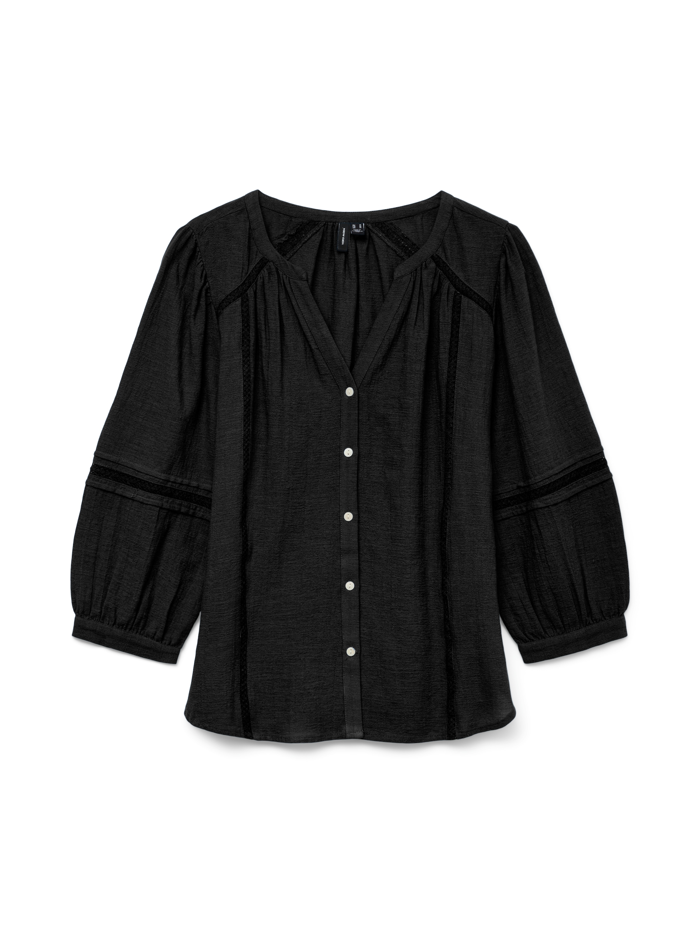 VERO MODA Μπλούζα 'VMOLYA' σε μαύρο: μπροστά