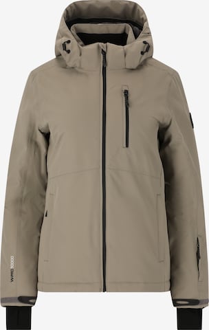Whistler Winter Jacket 'Drizzle' in Grey: front