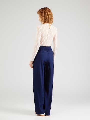 ESPRIT Wide leg Broek in Blauw