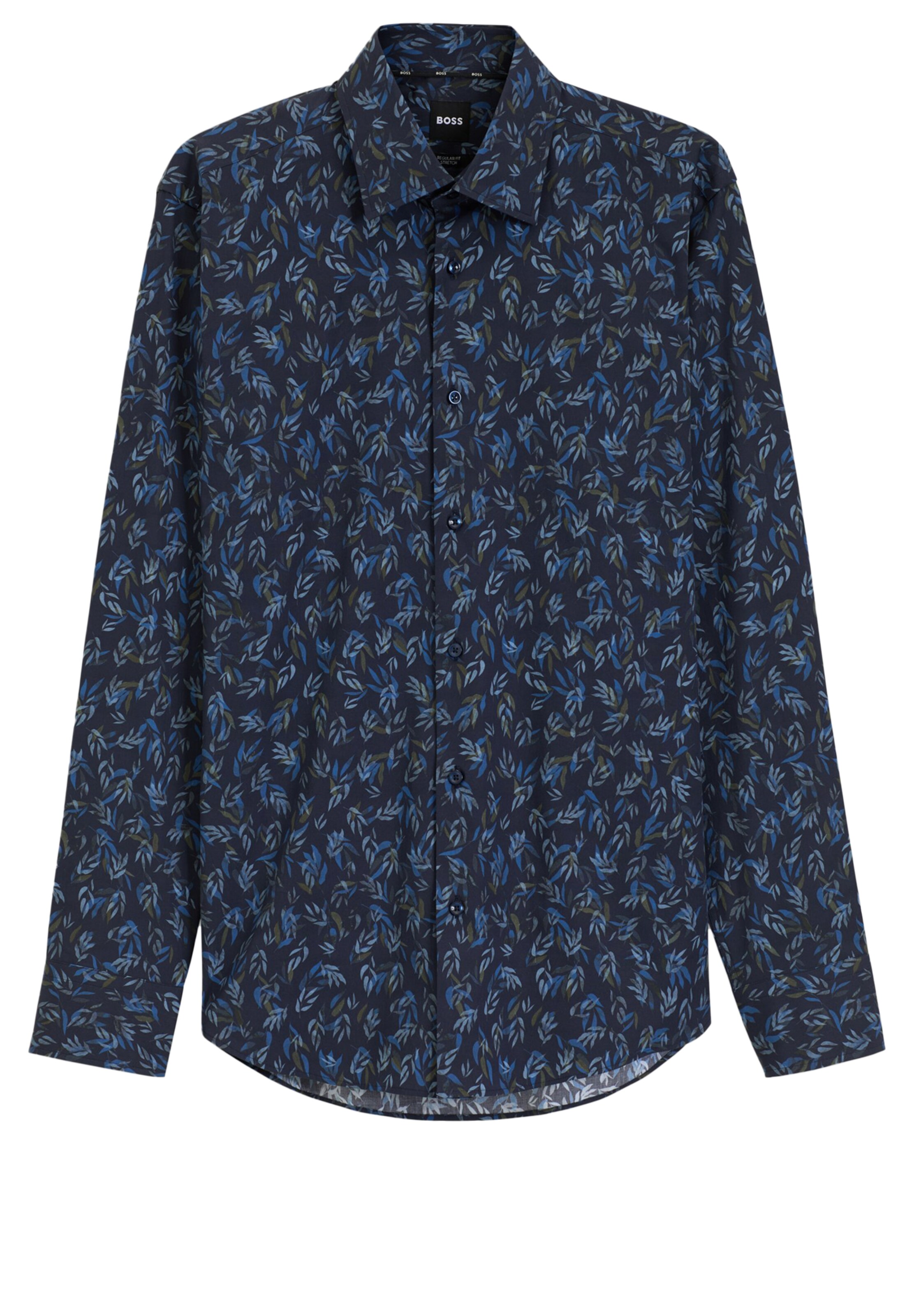 BOSS Regular Fit Hemd 'JOE' in Blau: Vorderseite