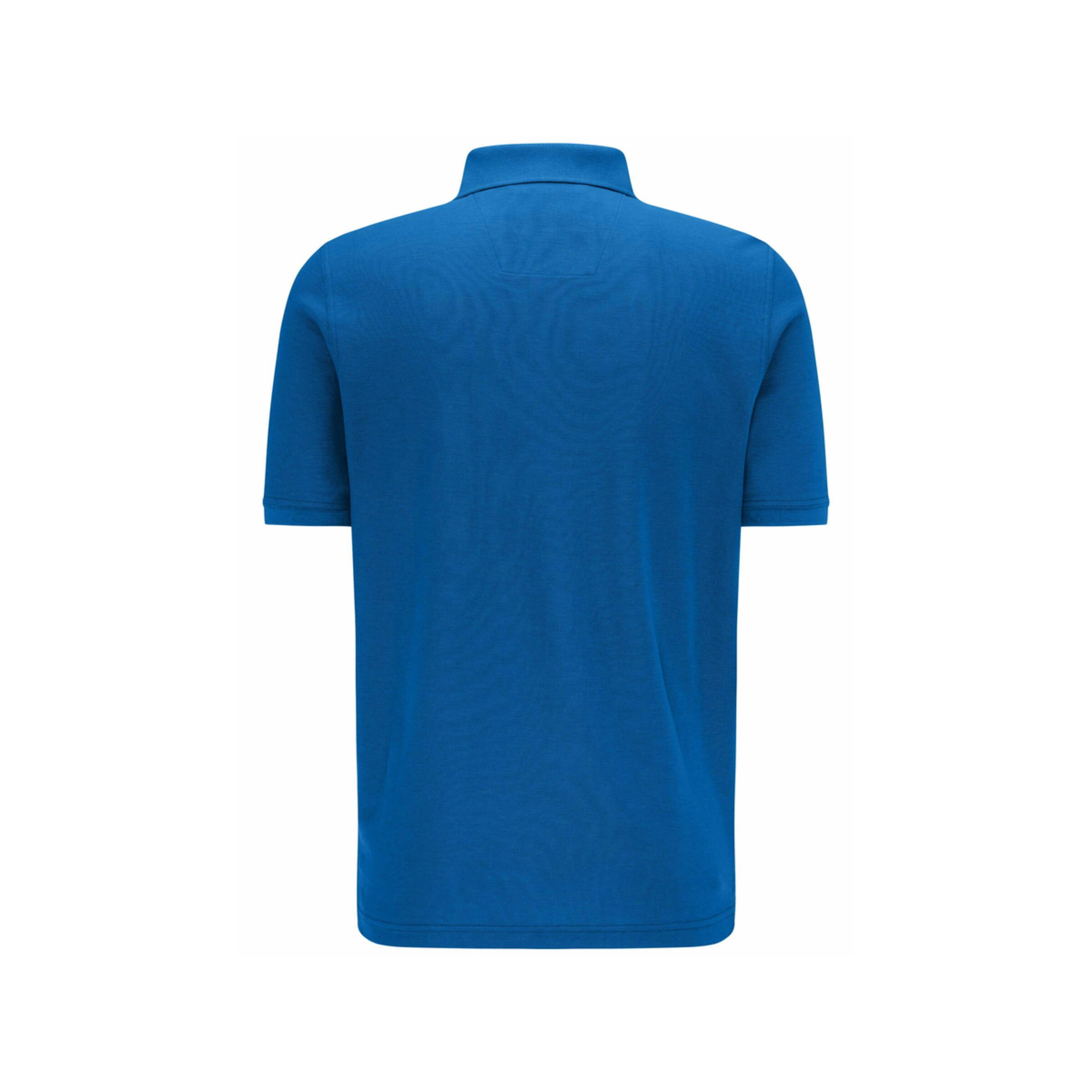 Männer Große Größen FYNCH-HATTON Poloshirt kurzarm in Blau - RQ78986 Männer Große Größen FYNCH-HATTON Poloshirt kurzarm in Blau - RQ78986