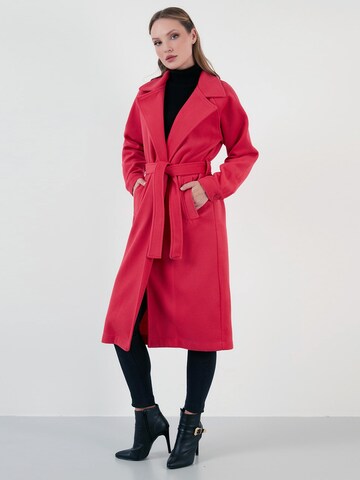 LELA Between-Seasons Coat in Pink