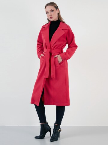 Manteau mi-saison LELA en rose