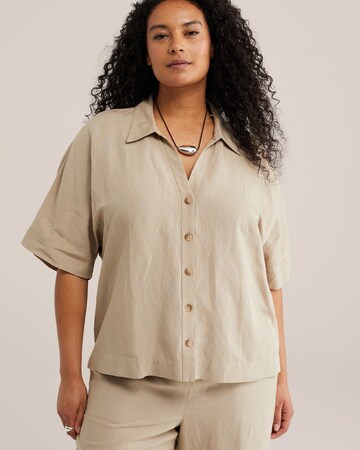 WE Fashion Bluse i grå: forside
