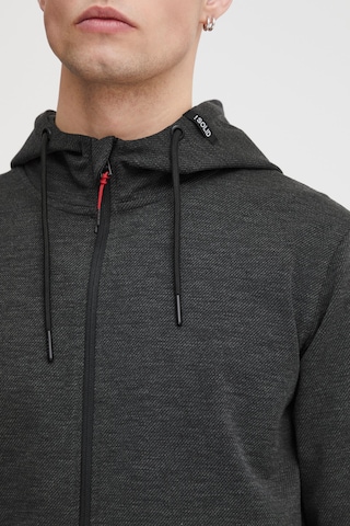 !Solid Zip-Up Hoodie 'Sdvidit' in Black