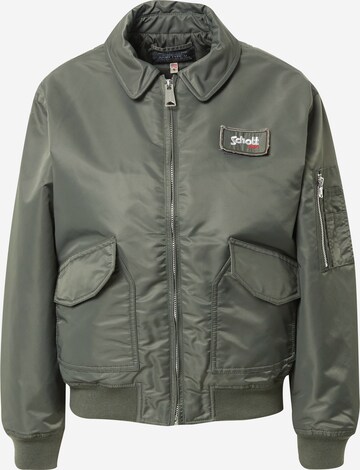 Schott NYC Демисезонная куртка 'DANWRS' в Зеленый: спереди